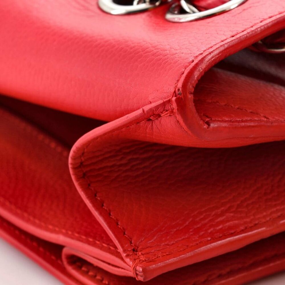 Chanel CC Box Flap Bag Quilted Caviar Mini Red - Picture 11 of 13